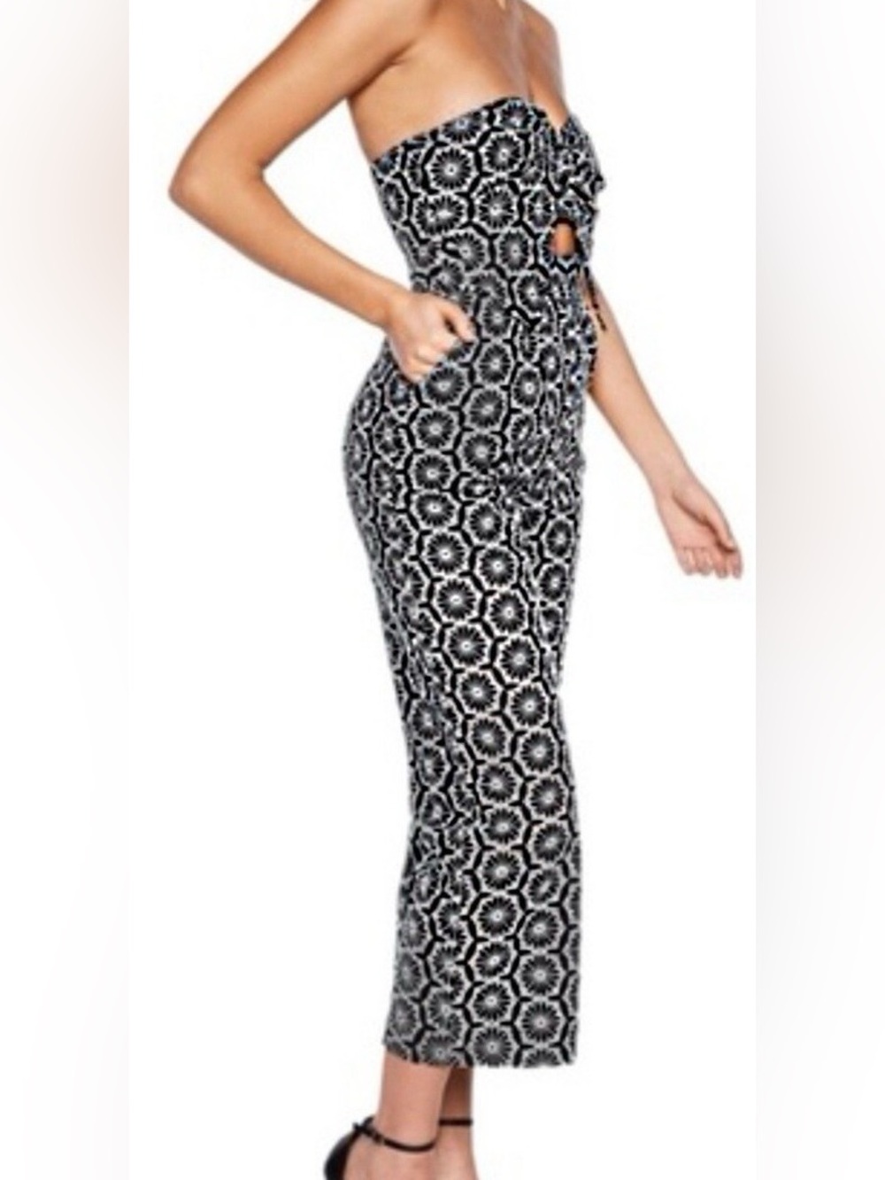 Bardot Strapless Twist Jumpsuit